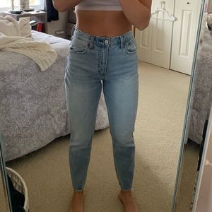 Abercrombie mom jeans!